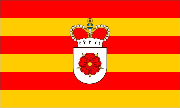 Principality of Lippe-Detmold, flag of the prince to 1918, size: 150 x 90 cm