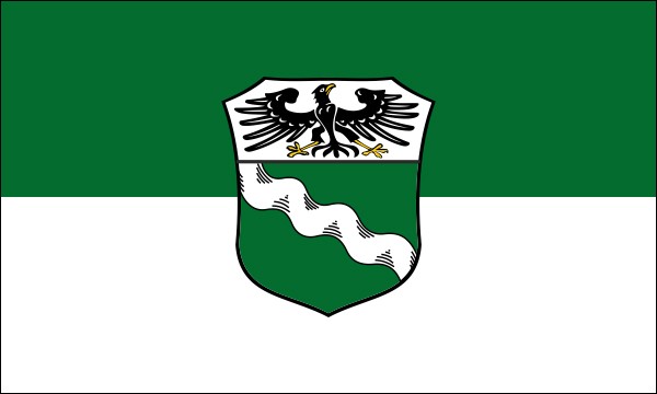 Preußische Rheinprovinz, Flagge, 1919-1934, Größe: 150 x 90 cm