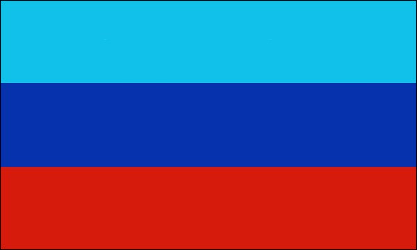 Republic of Luhansk, National flag, 2014, size: 150 x 90 cm