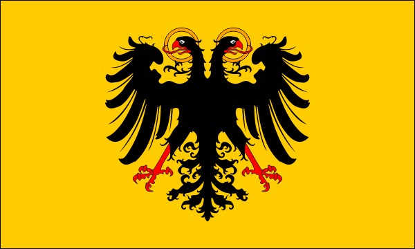 Habsburg, Flagge des Kaisers, 1806-1836, Größe: 150 x 90 cm