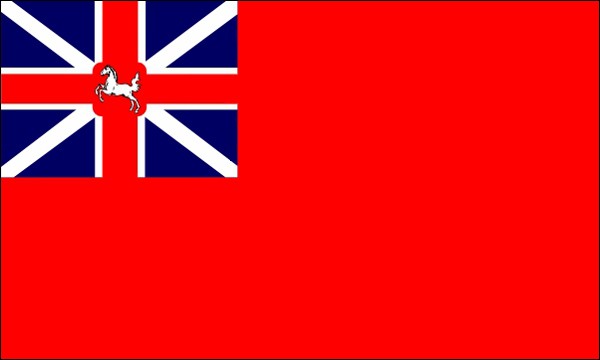 Electorate of Hanover, flag 1727-1801, size: 150 x 90 cm