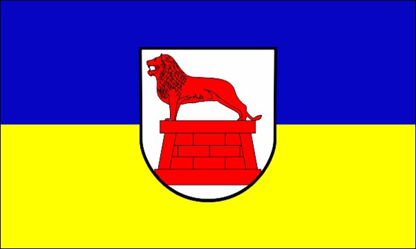 Brunswick, national colors with the Brunswick Lion, size: 150 x 90 cm