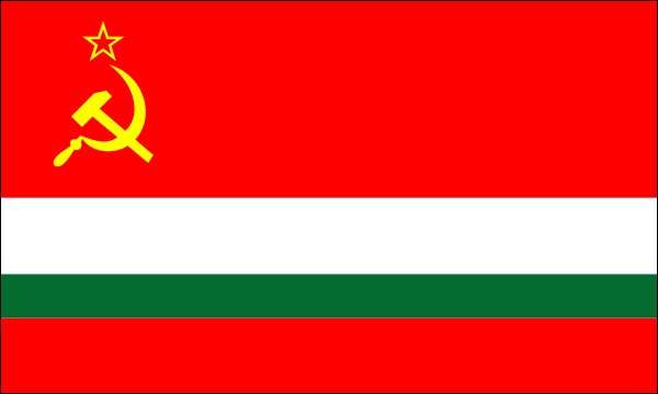 Tadschikistan, Flagge als Sowjetrepublik, 1953-1992, Größe: 150 x 90 cm