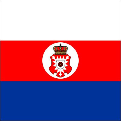 Principality of Schaumburg-Lippe, flag of the prince, 1880-1911, size: 113 x 113 cm