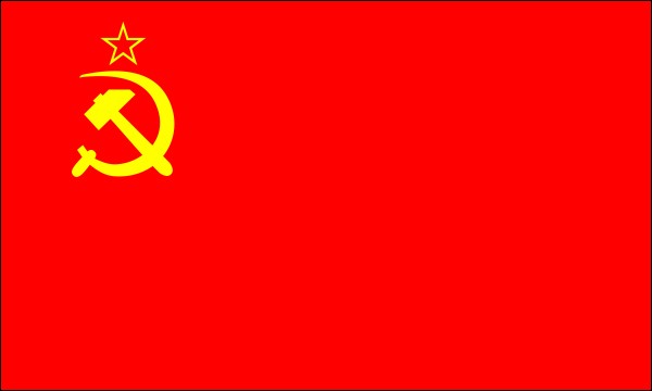 Sowjetunion, Staats- und Handelsflagge, 1924-1955, Größe: 150 x 90 cm