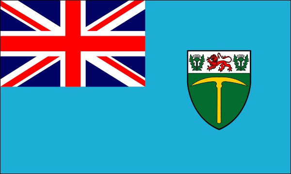 Southern Rhodesia, National flag, 1964-1968, size: 150 x 90 cm