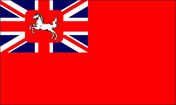 Electorate and Kingdom of Hanover, flag 1801-1837, size: 150 x 90 cm