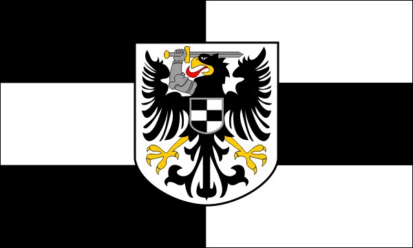 Grenzmark Posen-Westpreußen, Flagge, 1922-1934, Größe: 150 x 90 cm