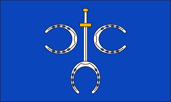 Wappen Belina - Wappenflagge mit dem Bild des Wappens - Größe: 150 x 90 cm