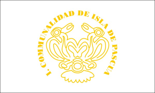 Osterinsel (Isla de Pascua), offizielle Flagge, Größe: 150 x 90 cm