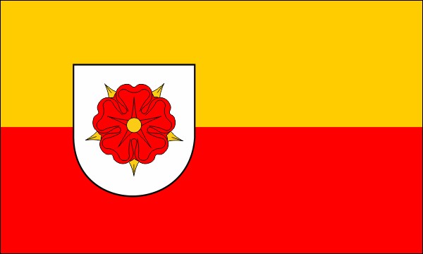 District of Lippe, flag since 1973, size: 150 x 90 cm