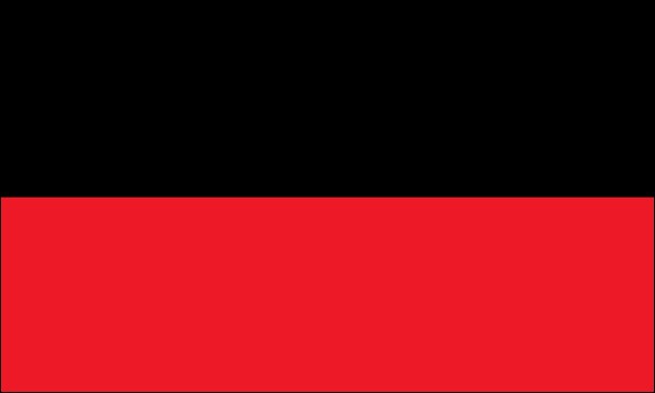 Kingdom and People's State of Württemberg, flag 1816-1935, size: 150 x 90 cm