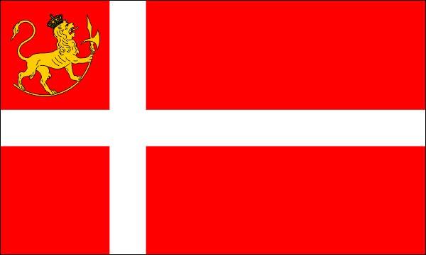 Norwegen, National- und Handelsflagge, 1814-1821, Größe: 150 x 90 cm