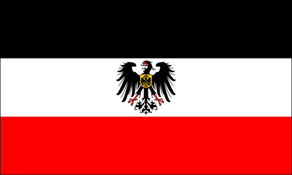 German East Africa, flag of the governor 1891-1916, size: 150 x 90 cm