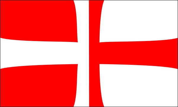 Orden von Montjoie, Flagge des Ordens, Größe: 150 x 90 cm