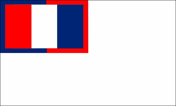 Frankreich, Nationalflagge, 1790-1794, Größe: 150 x 90 cm