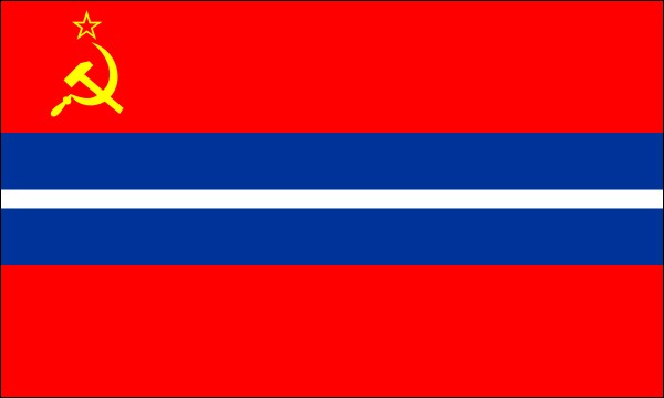 Kyrgyzstan, Flag as Soviet Republic, 1952-1992, size: 150 x 90 cm