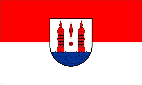 Flag of Jeßnitz (Jessnitz), size: 150 x 90 cm