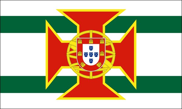 Portugal, flag of a governor of Portuguese colonies, size: 150 x 90 cm