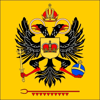 Principality of Schwarzburg-Rudolstadt, flag of the prince, size: 113 x 113 cm