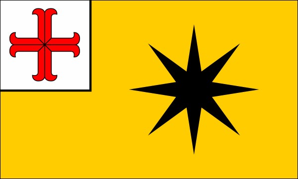 Principality of Waldeck-Pyrmont, flag of the prince, to 1848, size: 150 x 90 cm