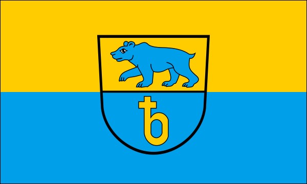 Flagge von Bärenthal, Größe: 150 x 90 cm