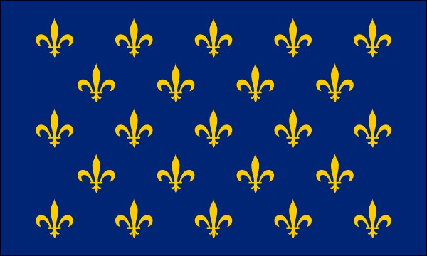 France, Flag, 12th century-14th century, size: 150 x 90 cm