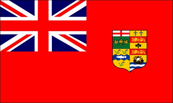Canada, National and merchant flag, 1892-1922, size: 150 x 90 cm