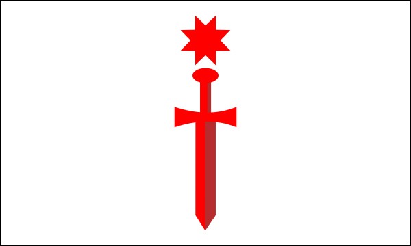 Orden von Dobrin in Masowien, Flagge des Ordens, Größe: 150 x 90 cm