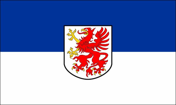 Preußische Provinz Pommern, Flagge 1815 bis 1934, Größe: 150 x 90 cm