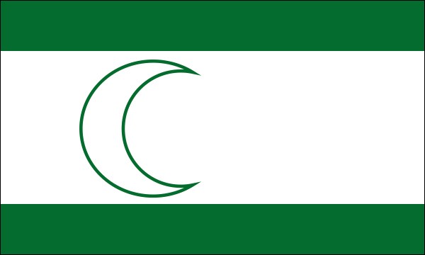 Bosnia-Herzegovina, flag of the Muslims (Bosniaks), size: 150 x 90 cm
