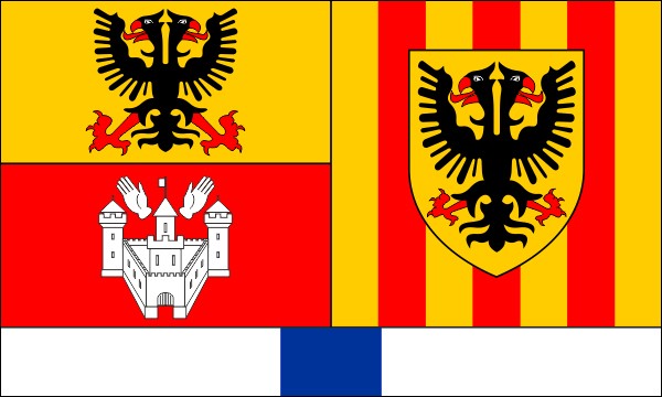 Belgische Provinz Antwerpen, inoffizielle Flagge, Größe: 150 x 90 cm
