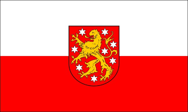 State of Thuringia, flag 1949-1952, size: 150 x 90 cm