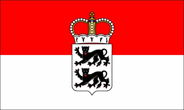 Flagge der Fürsten von Hohenlohe, Größe: 150 x 90 cm