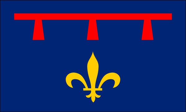 Provence, historical region in France, Flag, size: 150 x 90 cm