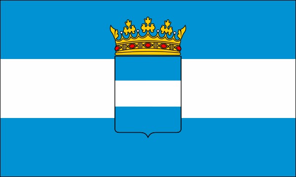 County of Hohengeroldseck, flag 1711-1798, with coat of arms, size: 150 x 90 cm