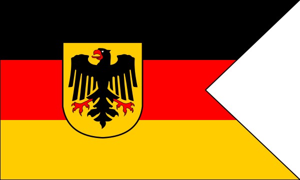 Deutschland, Marineflagge, Größe: 150 x 90 cm