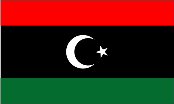 Libyen, Nationalflagge, 1951-1969 und ab 2011, Größe: 150 x 90 cm
