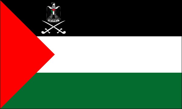 Palästina, Flagge des Präsidenten, Größe: 150 x 90 cm