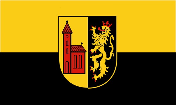Flag of Neunkirchen, size: 150 x 90 cm