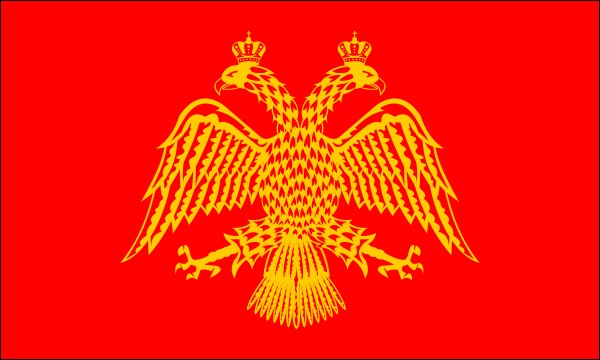 Byzantinisches Reich, Flagge, angepasst, Größe: 150 x 90 cm