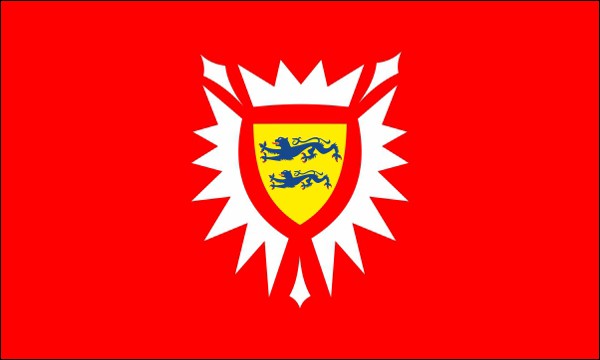 Schleswig and Holstein, sea flag, 1848-1851, size: 150 x 90 cm