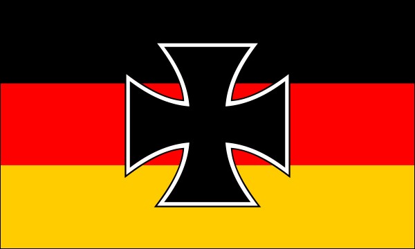 Deutsches Reich, Flagge des Reichswehrministers, 1921-1933, Größe: 150 x 90 cm