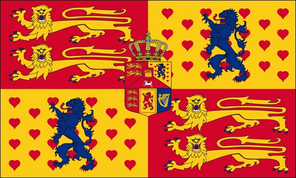 Duchy of Brunswick, flag of the Duke 1914-1918, size: 150 x 90 cm